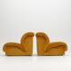 Paire de fauteuils Tiffany Doimo Salotti, années 1970