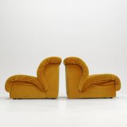 Pair of Tiffany Doimo Salotti lounge chairs, 1970s