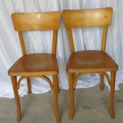 Pair of Baumann bistro chairs