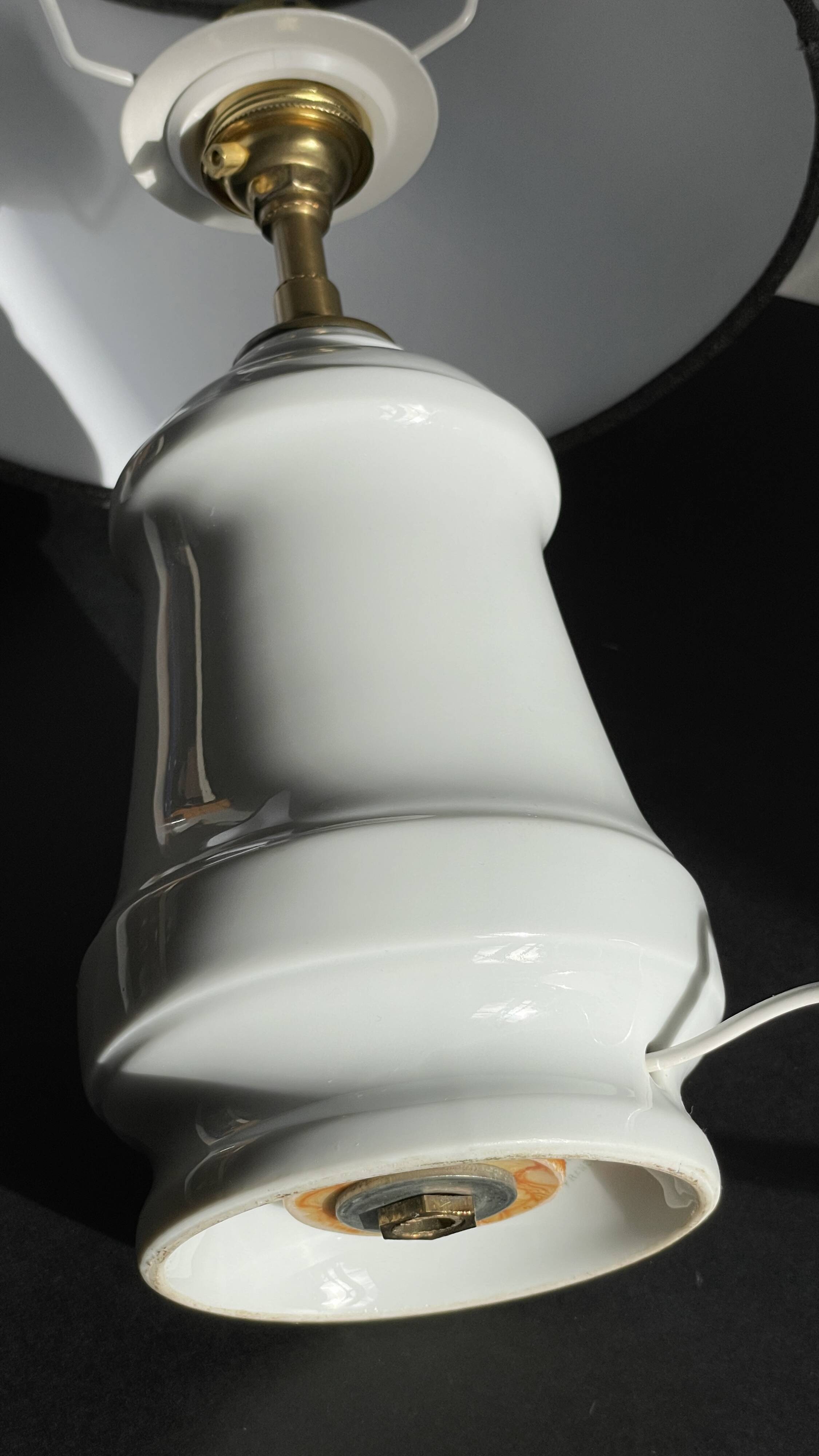 Vintage Limoges Porcelain Lamp