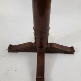 Fifth wheel / art deco wooden pedestal table