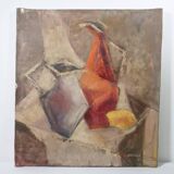 Edith Ferullo, The Three Jugs, Oil on Canvas, 1961