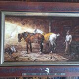 José Selles Alemany (born in 1937) Oil on panel - 19 x 32 cm - signed