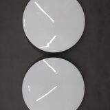 1970s Pair of Arne Jacobsen 'Eklipta' Wall or Ceiling Light for Louis Poulsen, Denmark