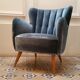 Superb pair Wing chair years 50 club chairs.