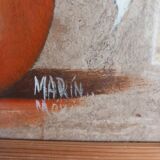 Triptych of Amate Art Marin Mexico