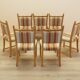 Henning Kjærnulf dining chairs, oak, Danish design, 1960s