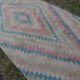 Tapis de couloir turc vintage 144x337 cm