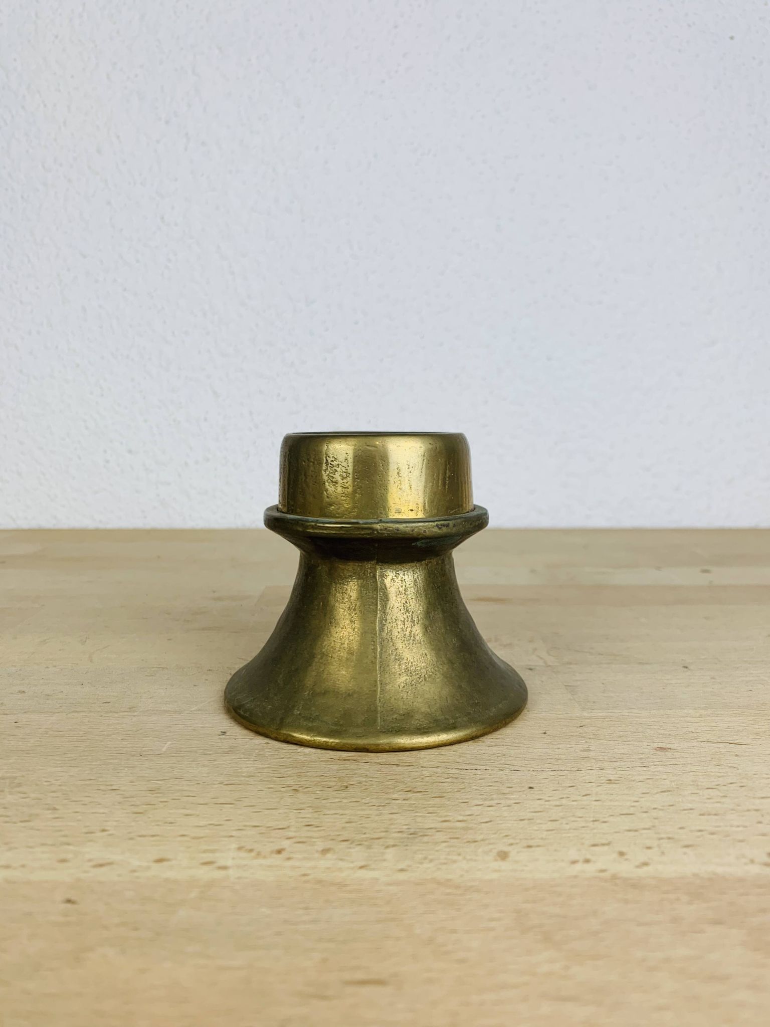 Bougeoir laiton doré style scandinave, vintage