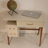 Vintage desk with compass feet