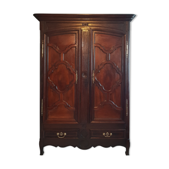 Armoire Lorraine XIX ème " Vallée de la Seille"