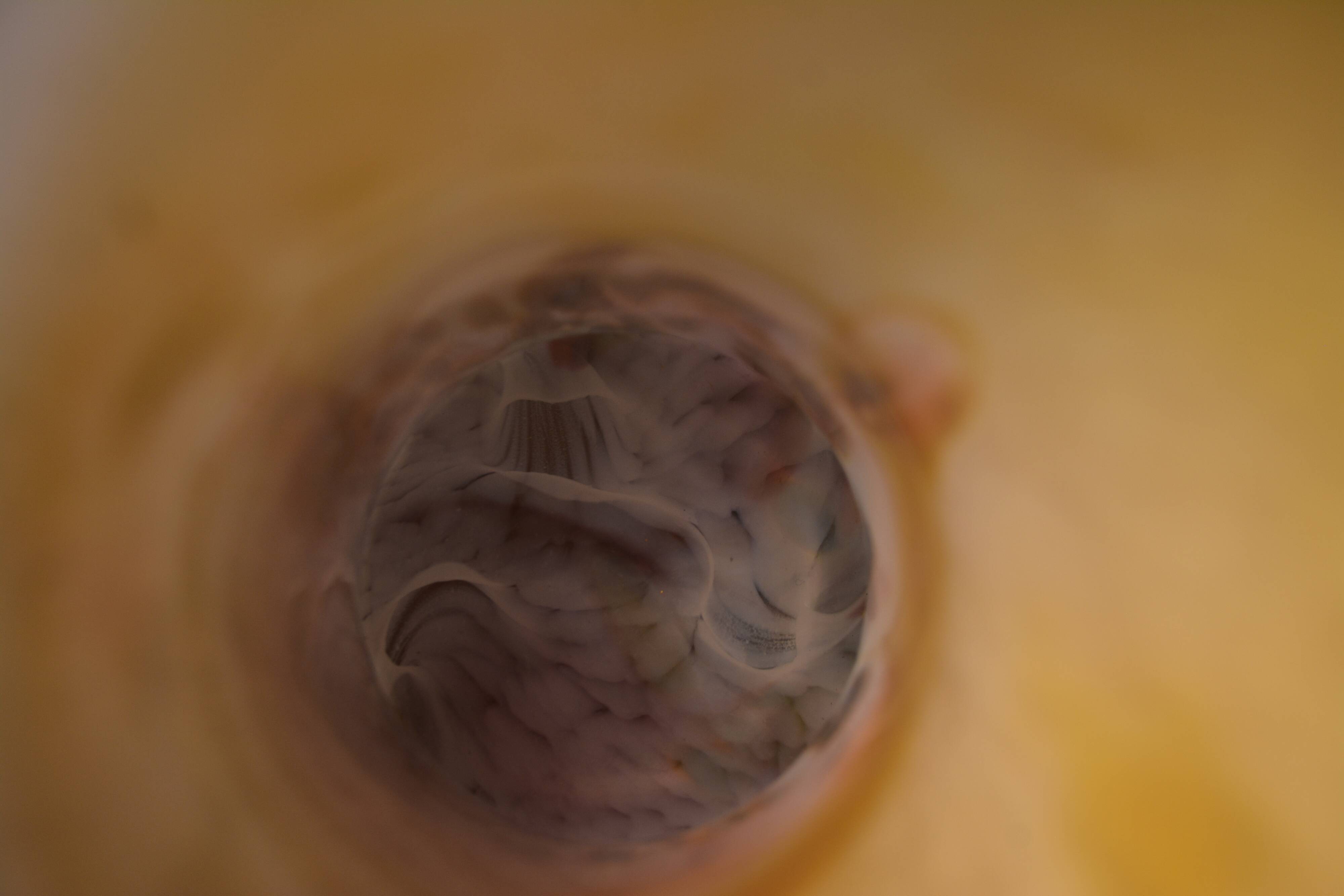 Pink and orange Murano vase