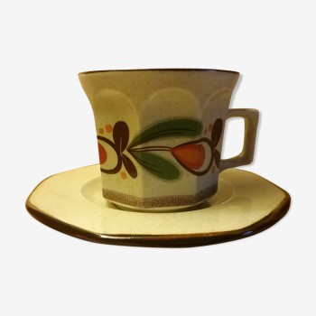 Cup and saucer seventies