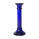 Bougeoire bleu en verre