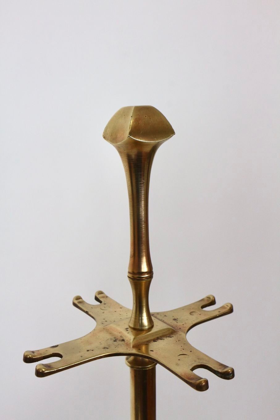 Vintage brass fireplace accessory set