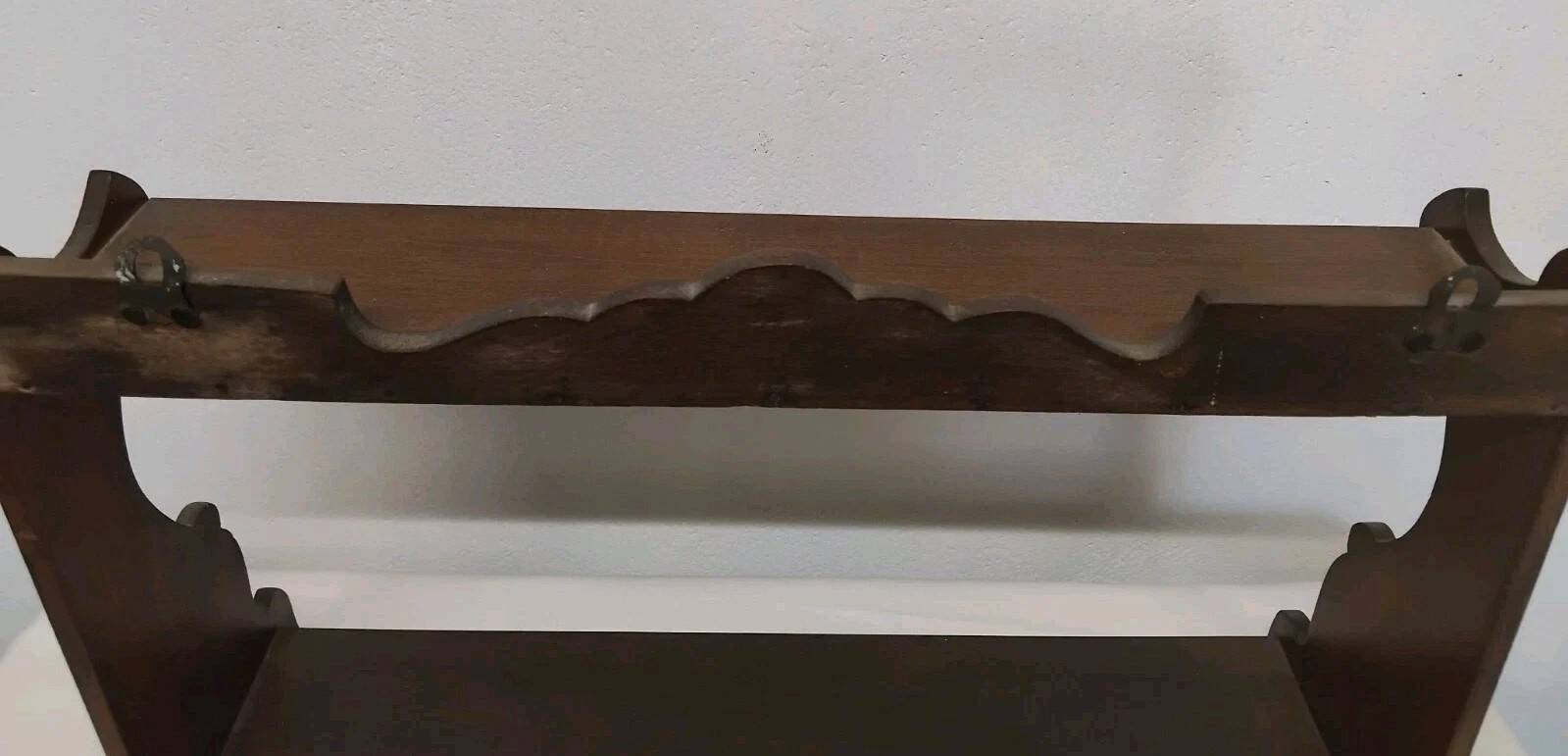 Old Wooden Wall Shelf