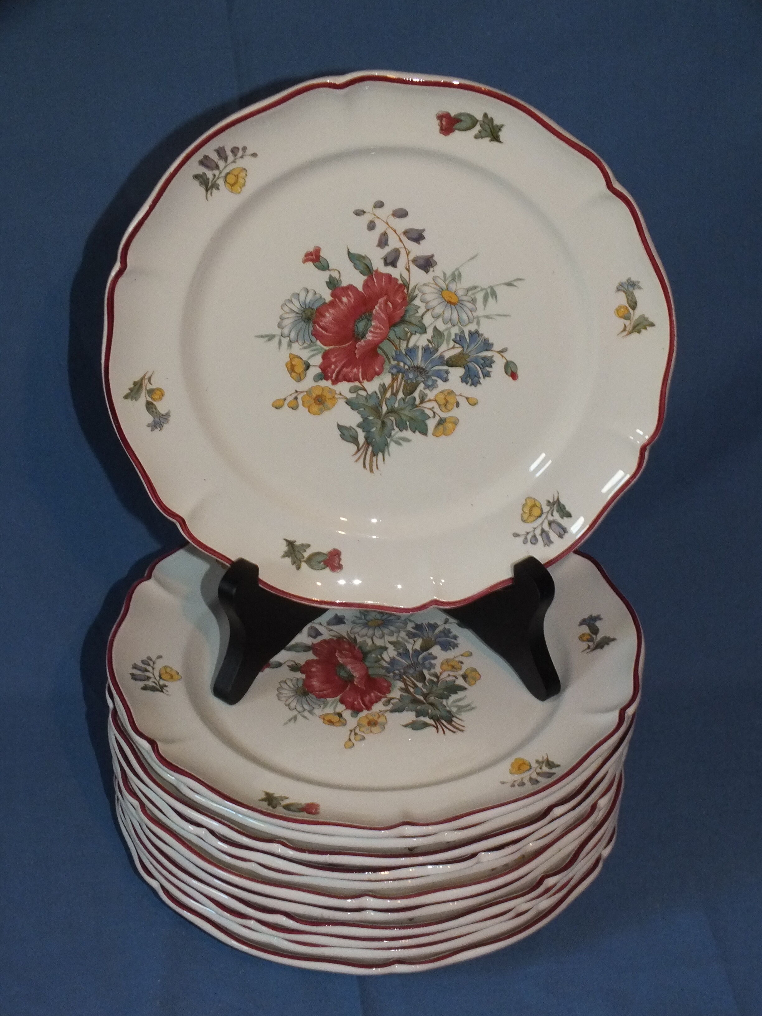 Villeroy and Boch dessert service - Flower of the fields model