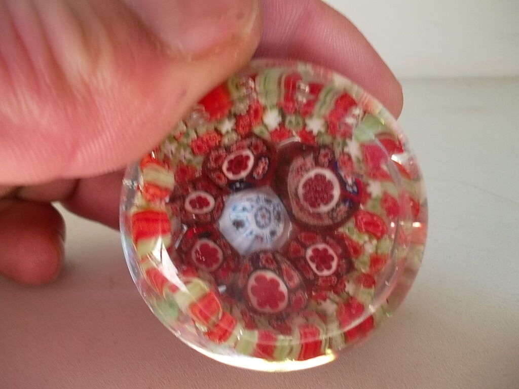 Sulfide / paper press model millefiori