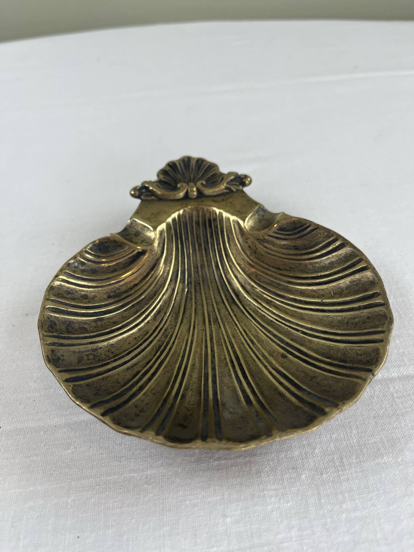 Shell-shaped catch-all tray