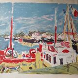 Lithograph signed Émile Sabouraud