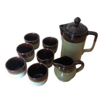 Stoneware coffee service