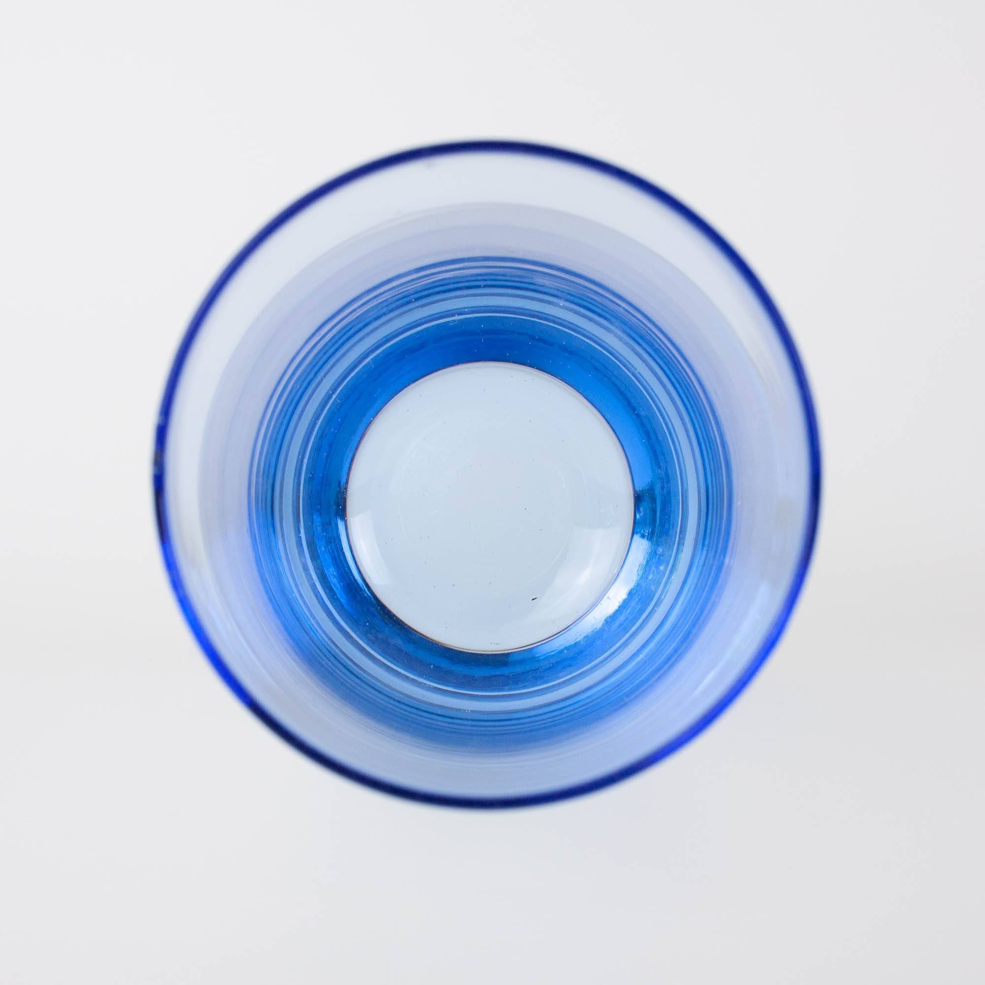 Set of 4 Italian Colorful Glasses, 1980s