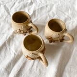 3 tasse en grès