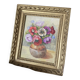 Framed flower painting of anemones