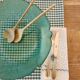 Arcoroc green cabbage leaf bowl - Punch