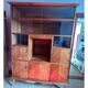 Bookcase display case vintage shelf 1950/60
