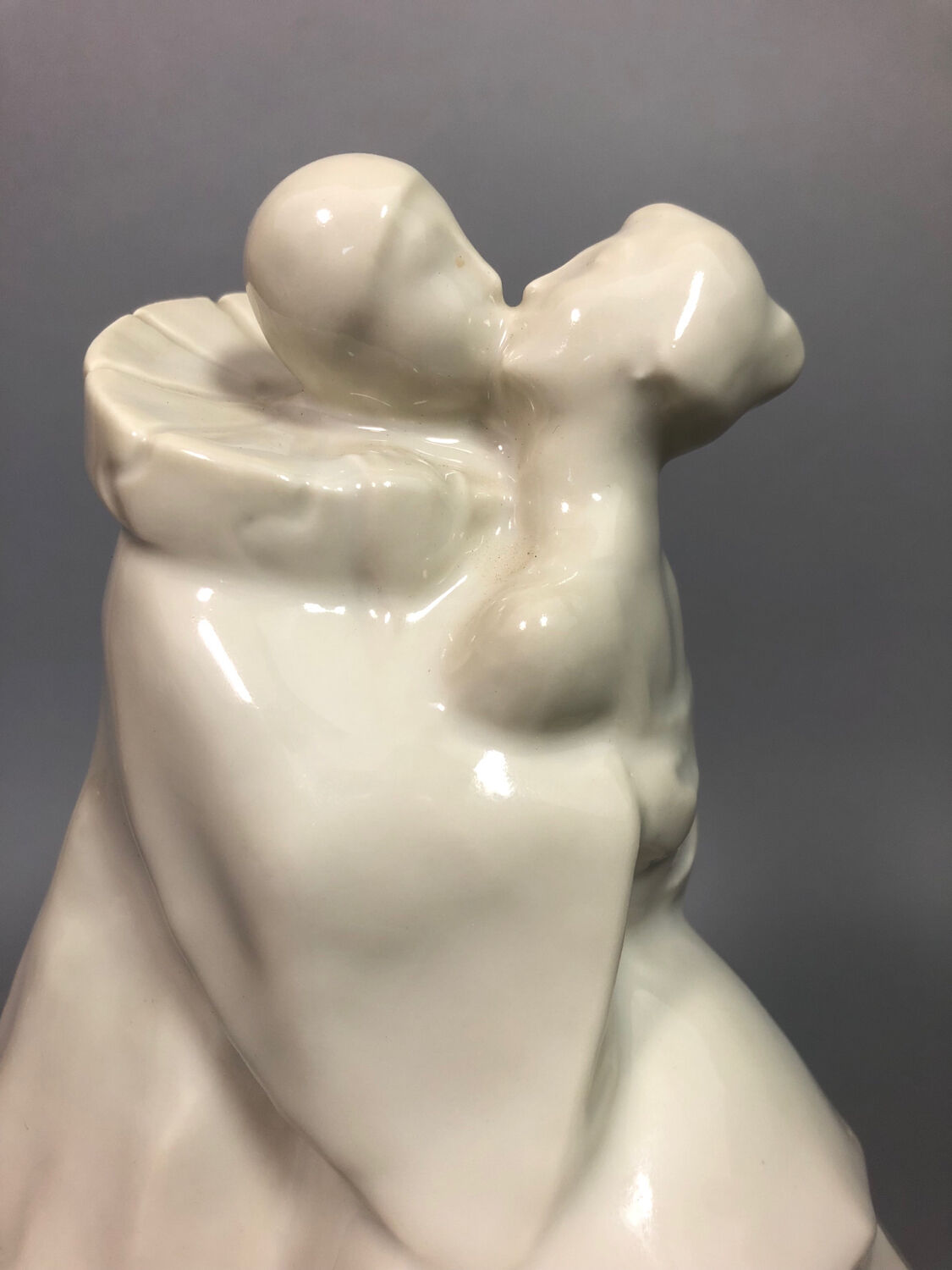 THE KISS by Edouard Marcel Sandoz in Haviland Limoges porcelain