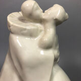 THE KISS by Edouard Marcel Sandoz in Haviland Limoges porcelain