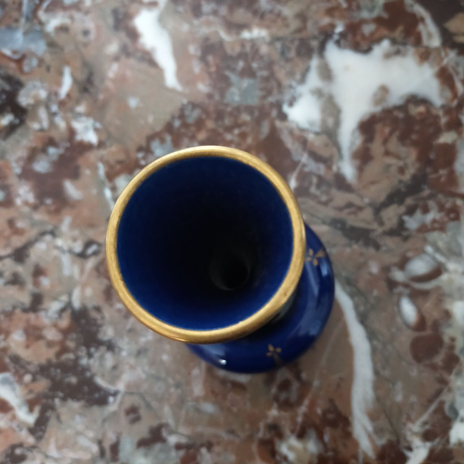 Vase faïence Bleu de Tours