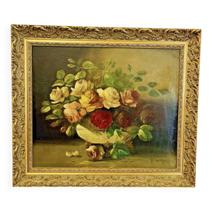 Huile sur toile nature