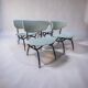 Set of 4 lounge chairs designed by Gastone Rinaldi, Italy, 1950s