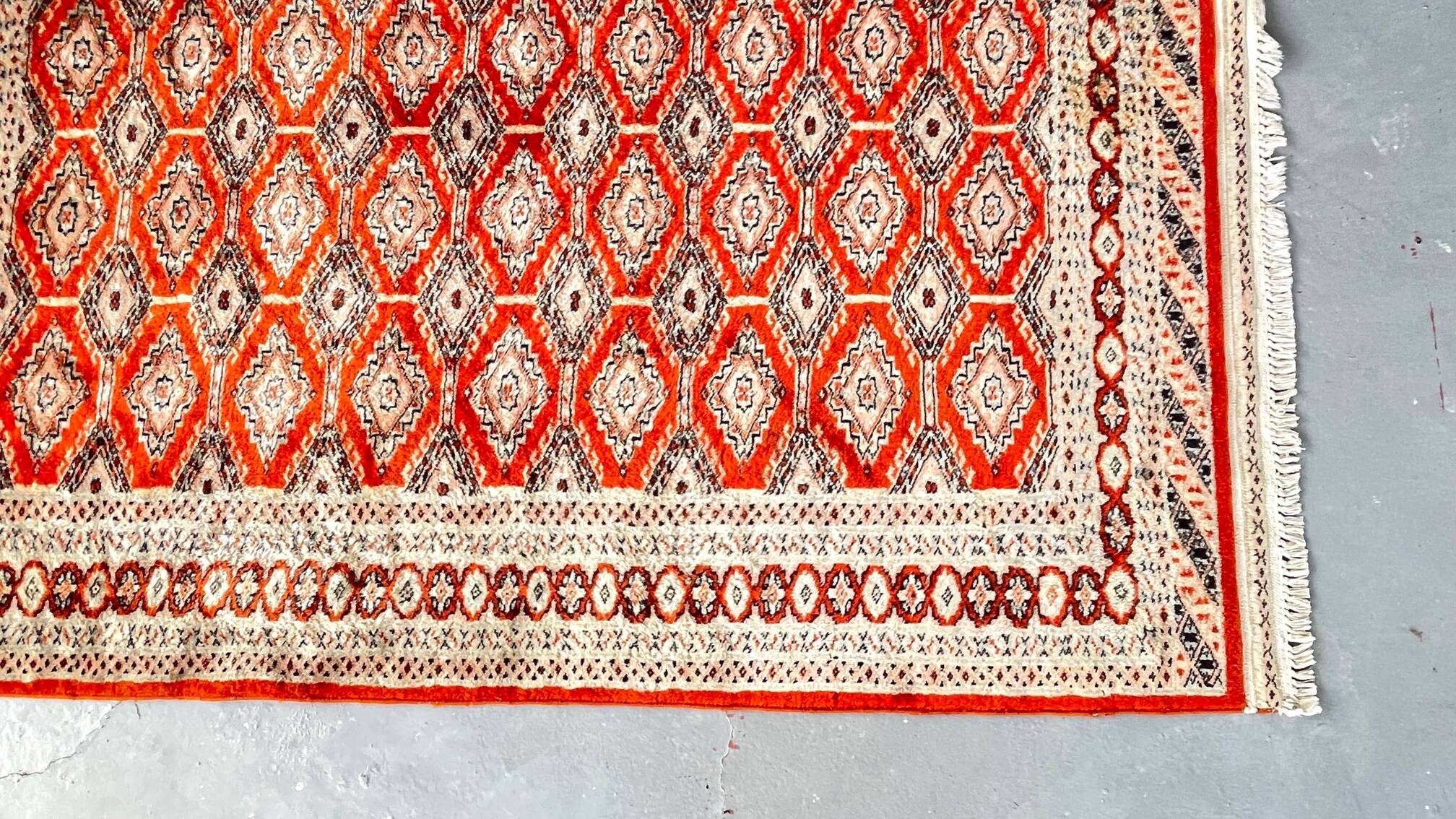 Vintage Red-Orange Persian Rug 172cm x 126cm