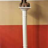 Colonne dorique ancienne en bois