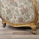 20th Century Italian Baroque Style Bergère Armchairs in Carved and Gilded W