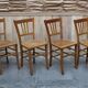 4 vintage bistro chairs