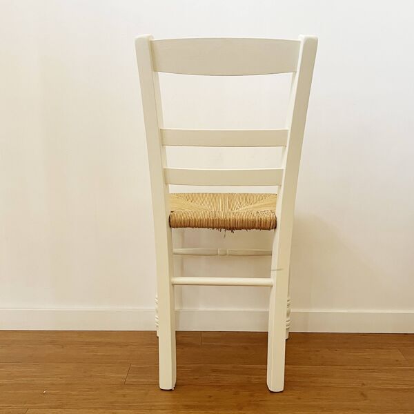 Chaise en paille