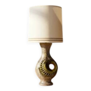 Vintage ceramic table lamp, Walter Gerhards lamp, 1970s