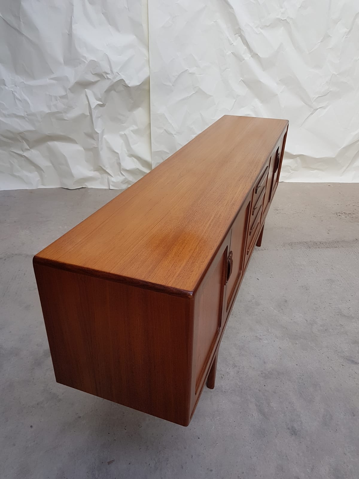 Vtg Mid Century G Plan Fresco Teak 7ft Sideboard Danish Design 60s 70s Retro