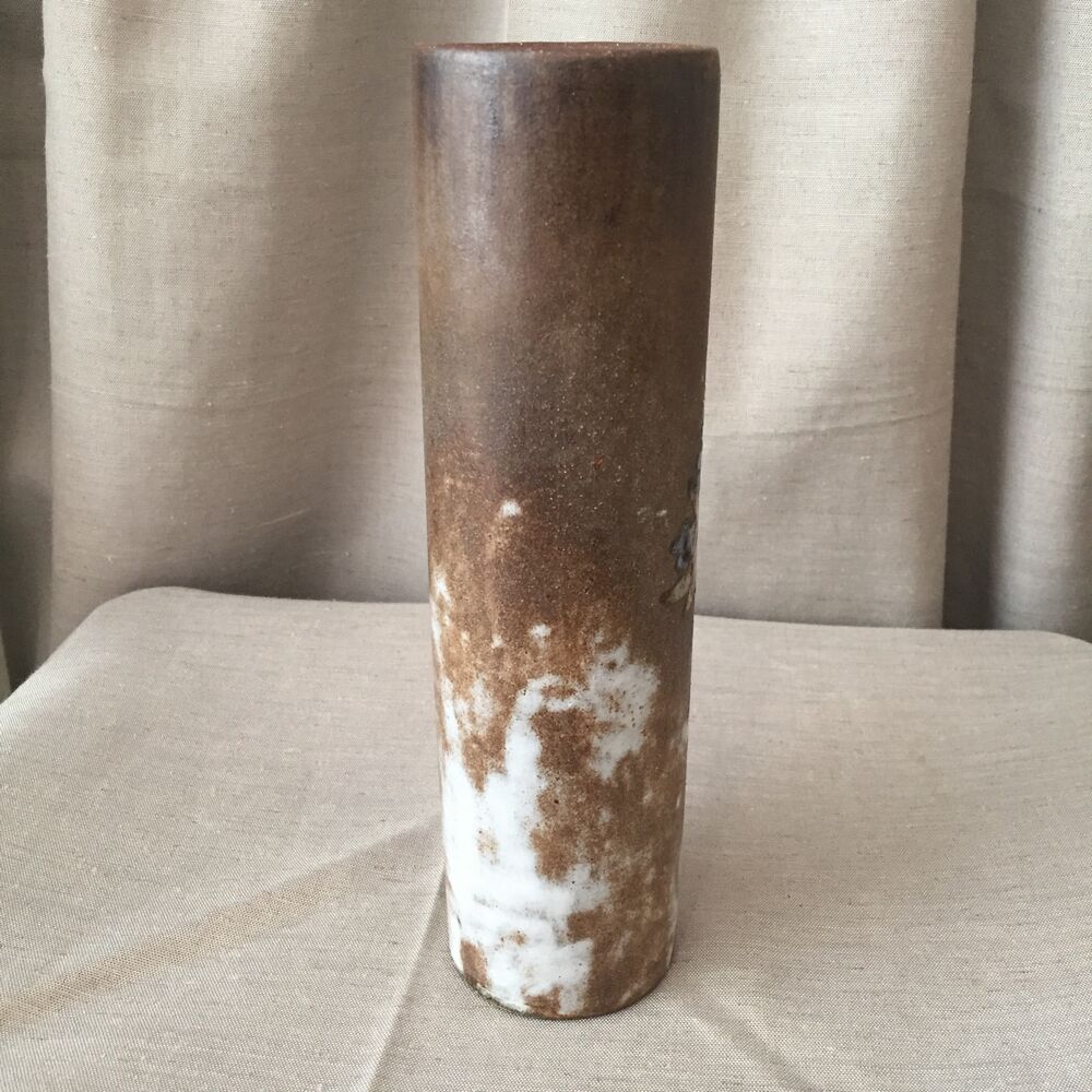 VINTAGE VASE IN GRES EMAILLE ALEXANDRE KOSTANDA VALLAURIS
