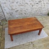 Table basse campagne en chêne