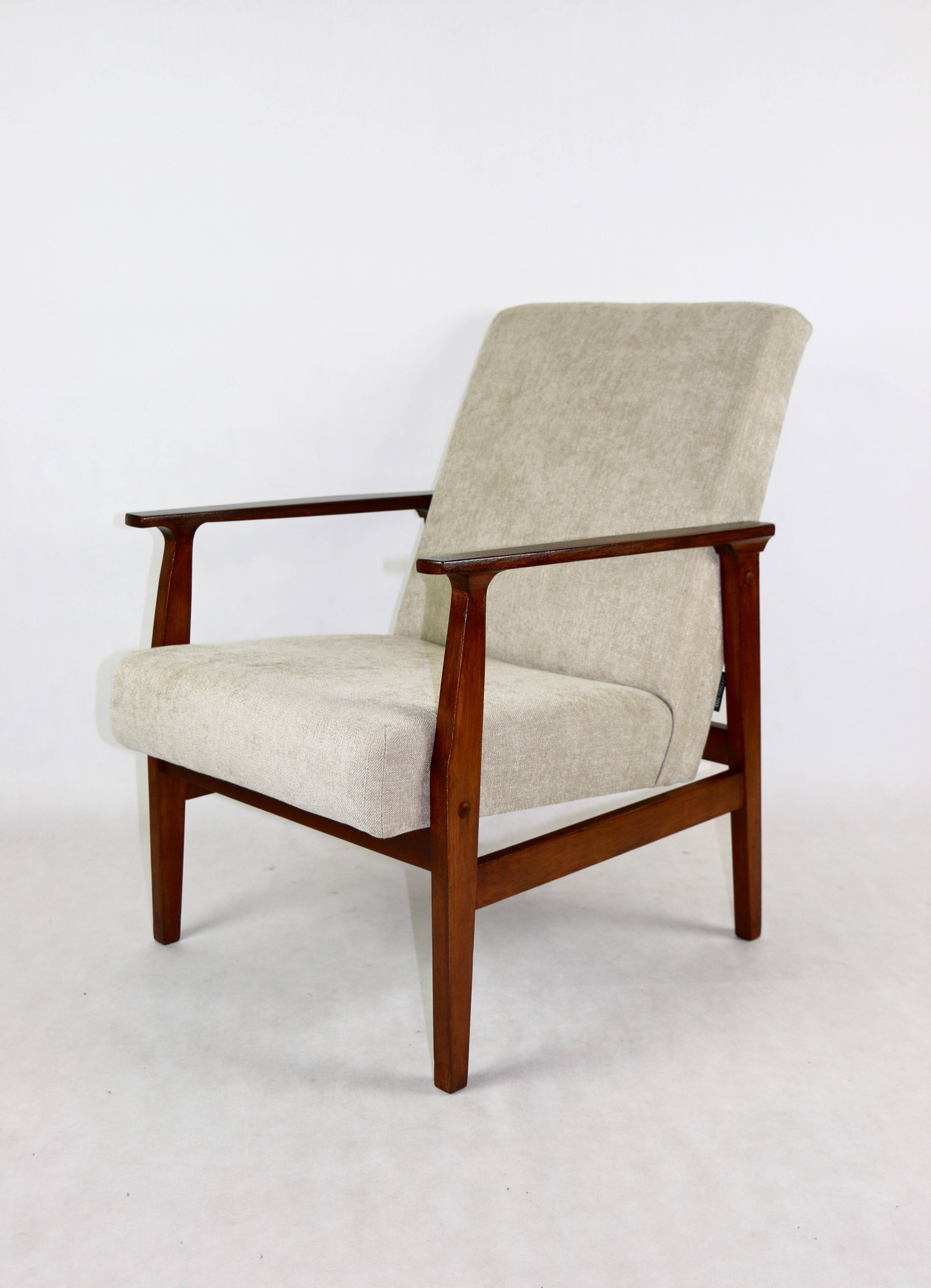 Vintage Beige Club Armchair, 1970s