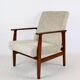 Vintage Beige Club Armchair, 1970s
