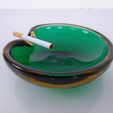 Submerged Murano Glass Ashtray, Italy, 1960s