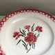 Set of 11 plates signed Mignardises Sarreguemines hand painted decor