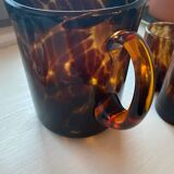 Blown glass carafe from the 60s