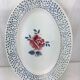 Old oval shaped dish made in france Digoin Sarreguemines model *rené*